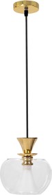 Plafondlamp Hangende Gouden Glazen Bol APP902-1CP