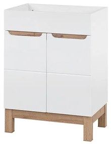 Comad Bali White 820 FSC onderkast 60cm eiken/wit