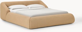 Gestoffeerd bouclé bed Sofia