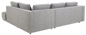 Hoekbank Grijs Boucle Hoek Rechts