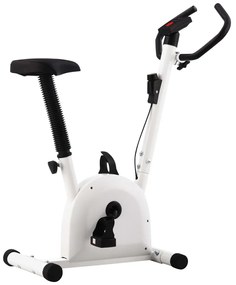 vidaXL Hometrainer met bandweerstand wit
