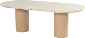 Dining Tuintafel  220 x 100 cm Aluminium Taupe Valencia