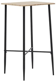 vidaXL 3-delige Barset stof zwart
