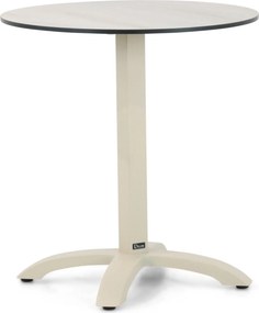 Tuinset Ronde Tuintafel 2 personen 70 cm Rope Zand/Beige  Coco Oliva/Talao