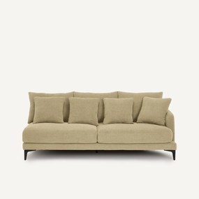 3-zits halve bank van gevlochten polyester, MODERNISTE, ontwerp Emmanuel Gallina