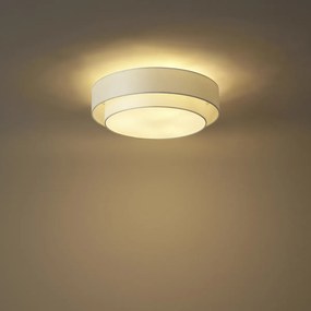 Moderne plafonnière wit 50cm 3-lichts - Drum Duo