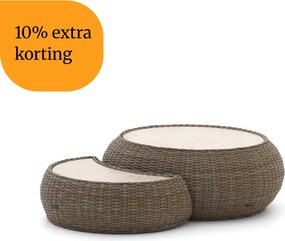 + 10% kassakorting | Loungetafel Intenso | Rond | Tuintafel Sintered stone | Ø101cm | Kees Smit Tuinmeubelen