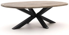 + 10% kassakorting | Tuin eettafel ROUGH | Ovaal | Tuintafel Teakhout | 240x120cm | 6 personen | Kees Smit Tuinmeubelen