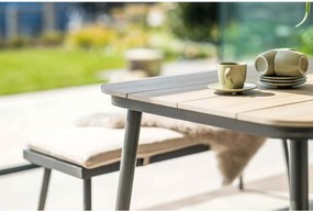 Garden Impressions Lagan lounge dining tafel 160x90 cm - light teak vironwood