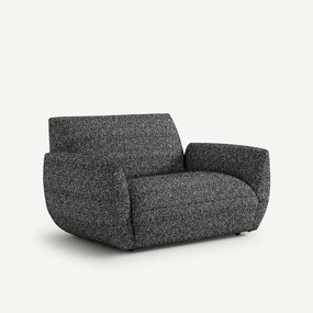 Fauteuil in bouclé stof, Spogano