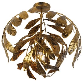 Vintage plafondlamp antiek goud 45 cm - Linden Klassiek / Antiek E27 Binnenverlichting Lamp