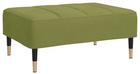 vidaXL Voetenbank 78x56x32 cm fluweel lichtgroen