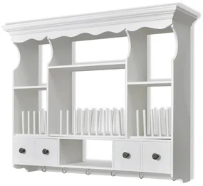 vidaXL Keukenwandkast hout wit