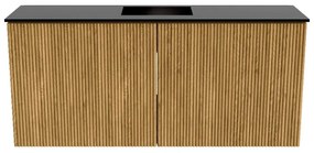 Mondiaz Joya 90cm toiletmeubel oak met wastafel faye midden 1 kraangat urban