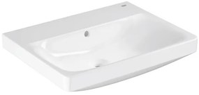 Grohe Euro Ceramic Wastafel - vrijhangend - 60x47cm - zonder kraangat - met overloop - exclusief wandbevestiging - alpine wit 102417sh00