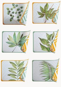 Placemats Oriental Botanique, 6-delig, gemixt