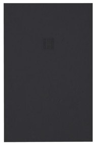 ZEZA Grade Douchebak - 120x90cm - antislip - antibacterieel - mineraalmarmer - rechthoek - mat zwart 400000000000019834