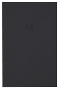 ZEZA Grade Douchebak - 120x90cm - antislip - antibacterieel - mineraalmarmer - rechthoek - mat zwart 400000000000019834