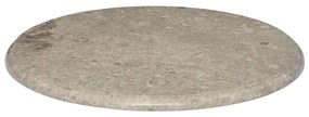 vidaXL Tafelblad Ø60x2,5 cm marmer grijs