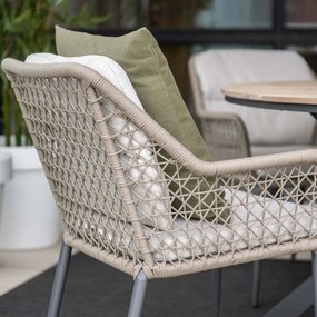 Garden Impressions Pemba tuinset 7-delig - Scot tuintafel Napoli sand 230x115 cm