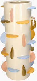 Steengoed vaas Disks, H 46 cm