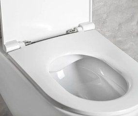 Sapho Infinity toiletpot randloos met softclose zitting wit