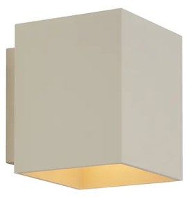 Moderne wandlamp beige G9 vierkant - Sola