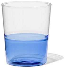 HEMA Waterglas 320ml Glas Met Blauw