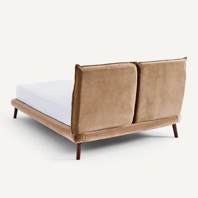 Bed, fluweel, Aurore design E. Gallina