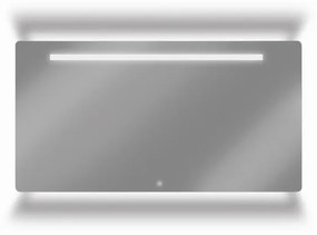 Looox Ml line spiegel - 100x70 led verlichting onder plus boven plus geintegreerd SPML2-1000-700