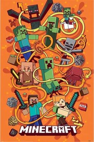 Poster Minecraft - Swirls