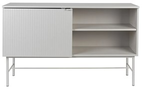 Beige Dressoir Met Ribbels - 124x40x75cm.