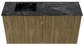 Mondiaz Joya DLux 80cm toiletmeubel dusk met wastafel faye links zonder kraangat lava
