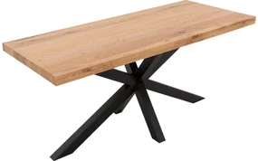Goossens Eettafel Blade, Strak blad 180 x 90 cm 6 cm dik