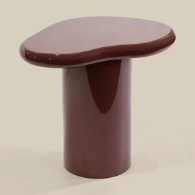 Hoogglans Bijzettafel Organisch 50 Cm Hoog - 59 X 39.5cm.