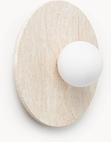 Wand- en plafondlamp Cehlani van travertijn
