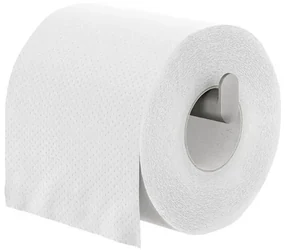 Tiger Cooper Toiletrolhouder - zonder klep - met L-vorm - geborsteld RVS/zwart 800222