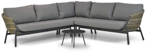 Hoek loungeset 4 personen Aluminium/wicker Taupe  Coco Nathan/Enchante