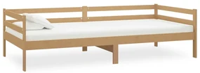 vidaXL Slaapbank massief grenenhout honingbruin 90x200 cm
