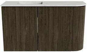 Mondiaz Joya DLux 70cm toiletmeubel ronding rechts shadow met wastafel faye links zonder kraangat opalo