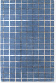 Handgetuft hoog-laag wollen vloerkleed Kallie