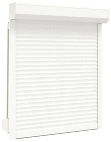 vidaXL Rolluik 100x130 cm aluminium wit