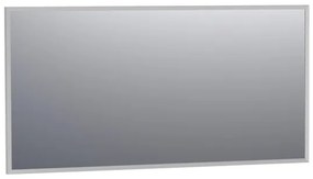 BRAUER Onyx spiegel - 140x70cm - rechthoekig - aluminium-kleurig geborsteld frame SP-ON140RHA