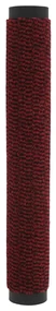 vidaXL Deurmat getuft 60x150 cm rood