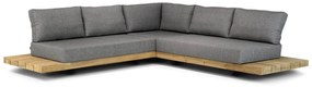 Platform Loungeset Teak Old teak greywash 4 personen Santika Furniture Santika Superior