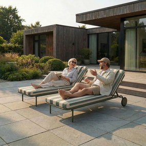 Mollis Sunbed Outdoor - Renesse Olive