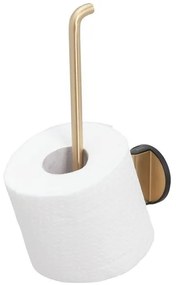 Tiger Tune Reserverolhouder - 2 rollen - wandmodel - zelfklevend - geborsteld messing/zwart 1325435646
