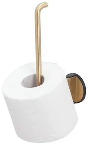 Tiger Tune Reserverolhouder - 2 rollen - wandmodel - zelfklevend - geborsteld messing/zwart 1325435646