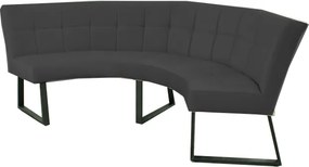 Eetkamerbank - Amsterdam - stof Element donkergrijs 22 - geschikt voor tafel 150 cm