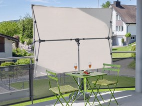 SunComfort by Glatz Parasol Flex Roof - 210x150 cm - Off Grijs - SunComfort by Glatz